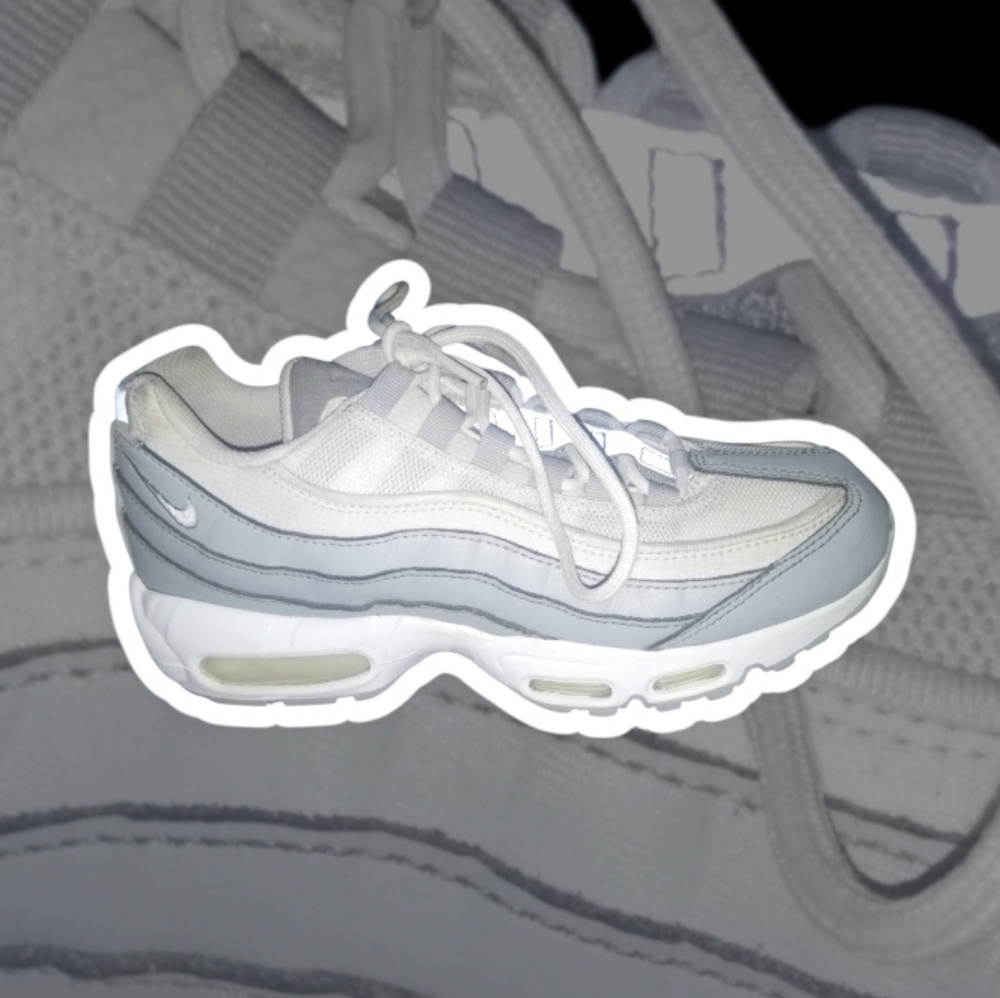 (EUC) NIKE® Air Max 95 "Grey Fog" Men's Sneakers - Size 7.5